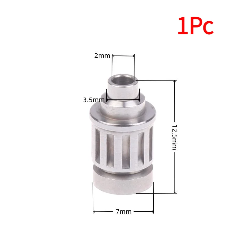 1Pc 7mm Screwdriver Adapter Dental Implant Manual Torque Wrench Adapter Prosthetic Ratchet Screwdriver Shank Driver