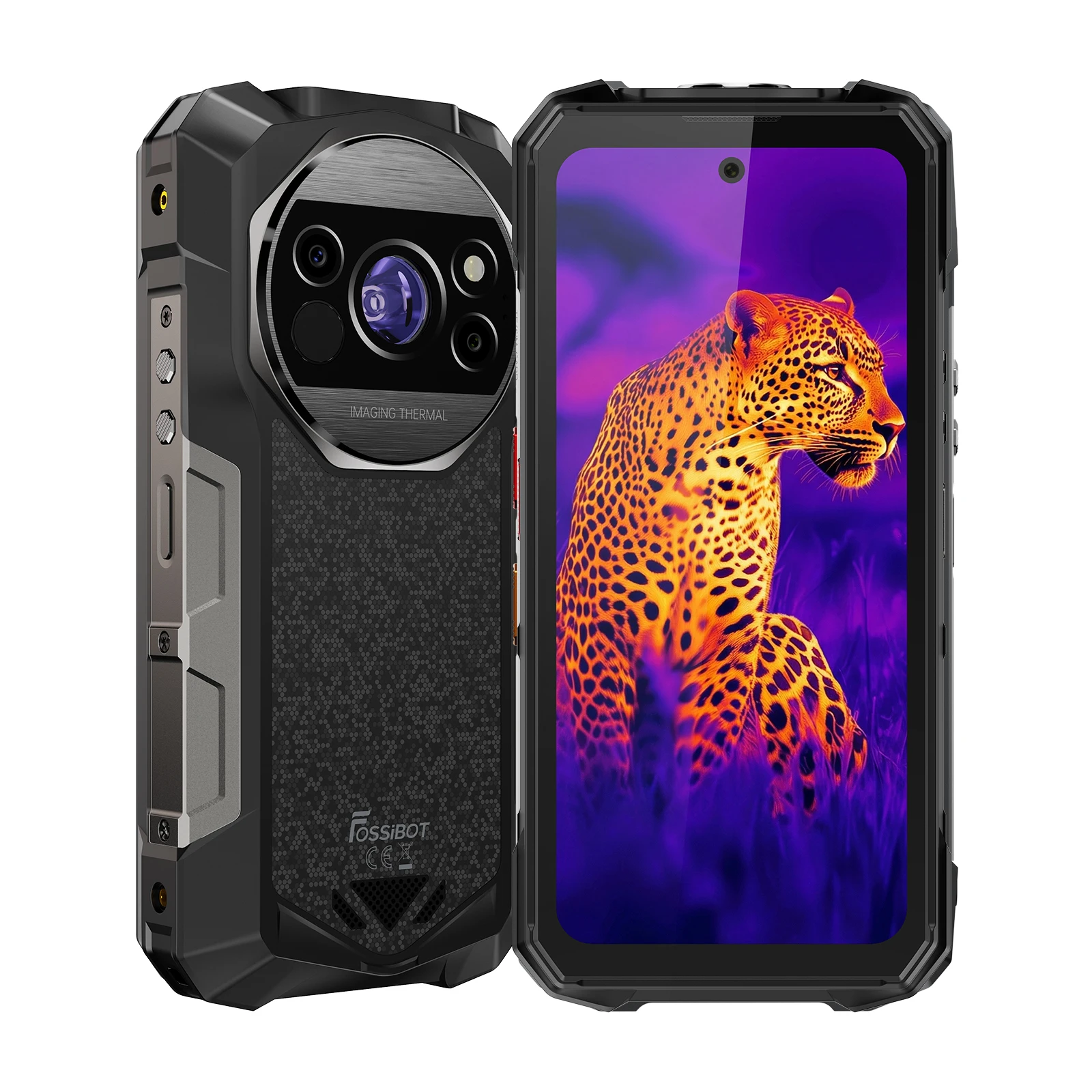 FOSSiBOT F115 Ultra 36GB(12+24)RAM+256GB Android 16 20000mAh 64MP Nachtzichtcamera 's Werelds eerste robuuste telefoon met driedubbele camera