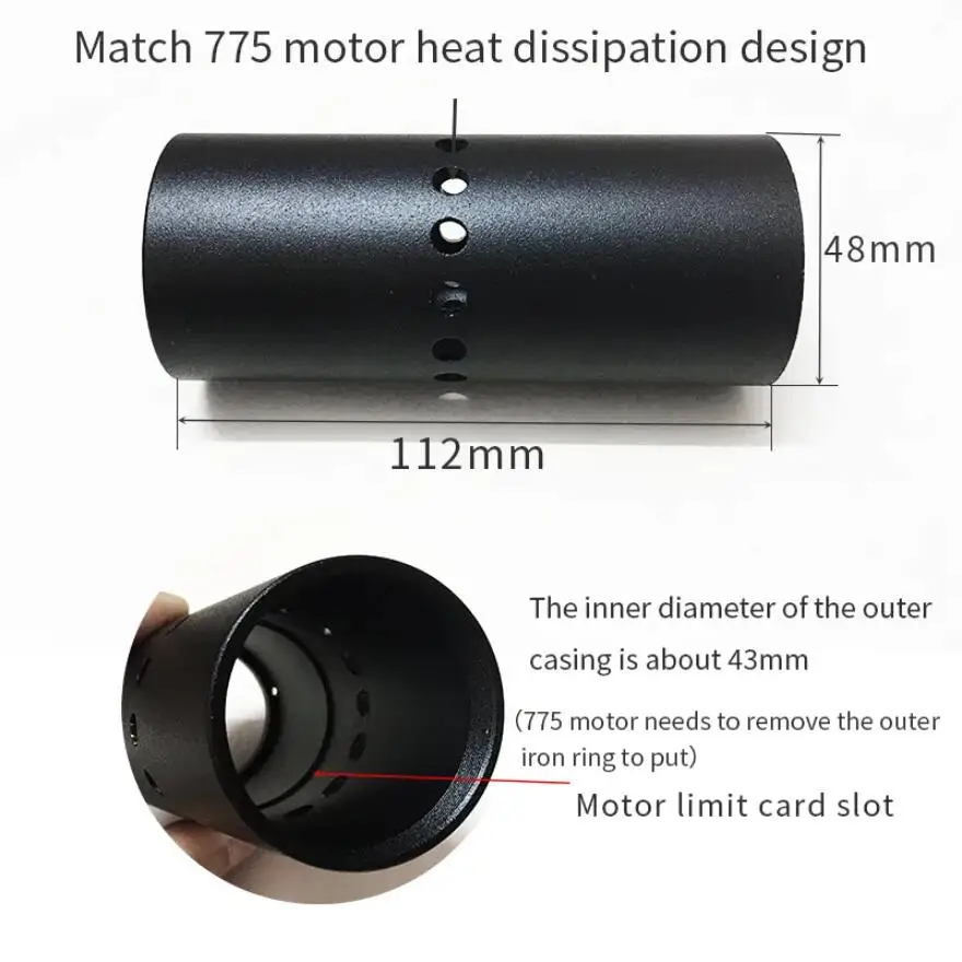 775 motor housing with vent housing DIY mini electric drill electric grinder accessories miniature handheld electric drill