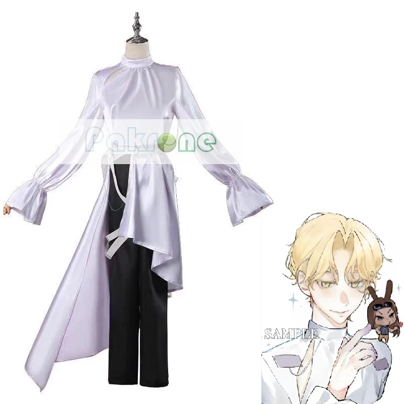 

Костюм для косплея Лука из аниме Alien Stage: белая рубашка, наряд для Хэллоуина и карнавала, образ Лука