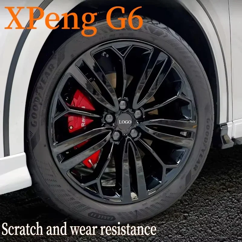 Darth Vader Hub Cap Wheel Protection Cover Cover Black Style Upgrade Modified Exterior Accessories for XPeng G6