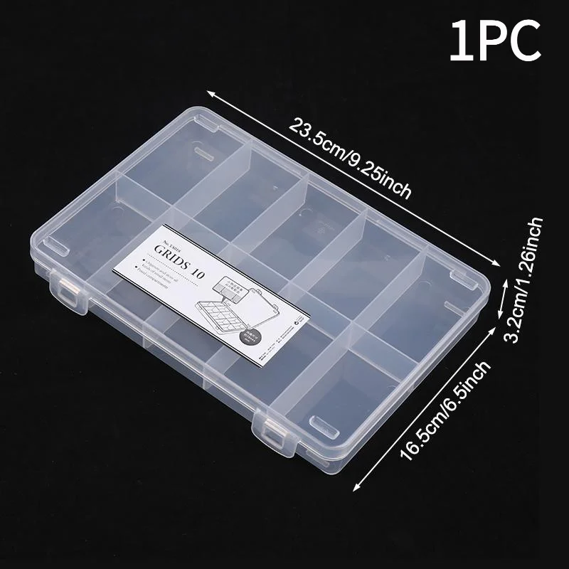1PC Car Model Storage Box 10 Grids Boys Toy Dustproof Organizer Case For Diecast Vehicles And Models.