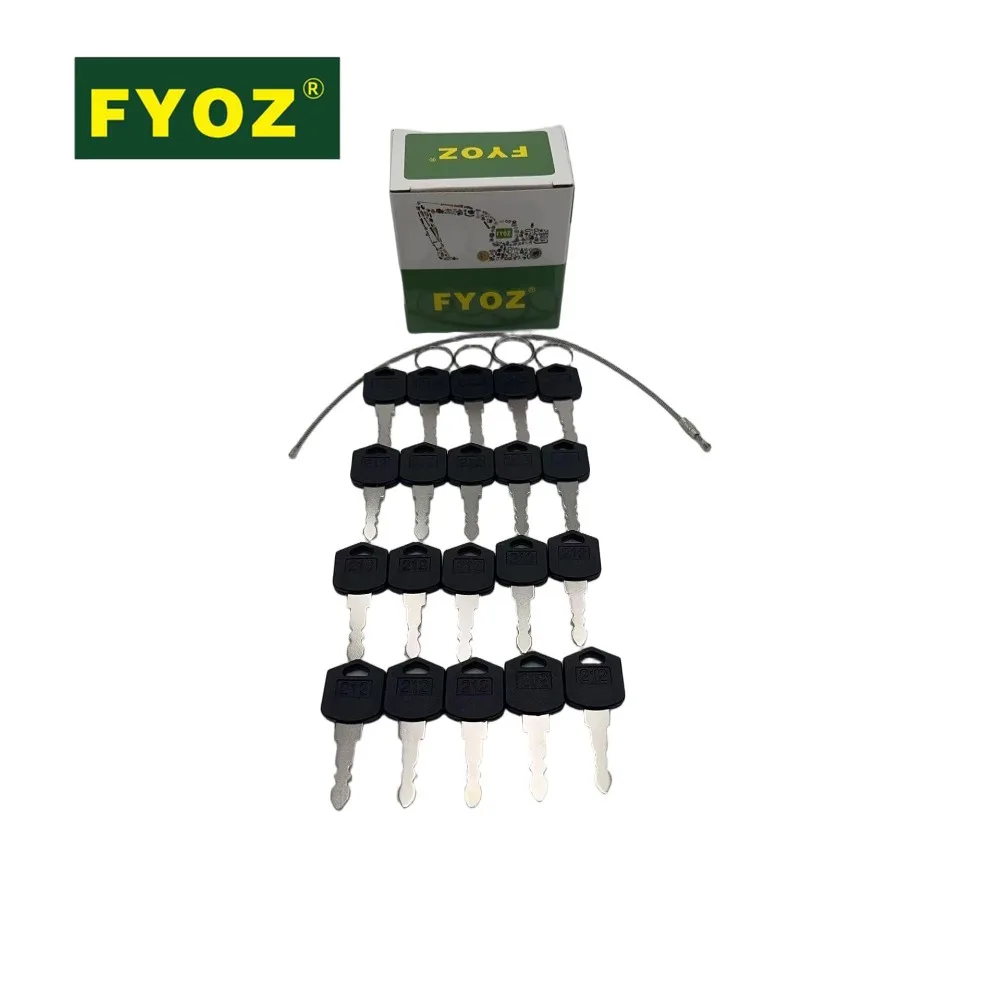 20 PCS D554212 Ignition Keys For Doosan/Daewoo Forklift D25 D35 G25 G35 Keys