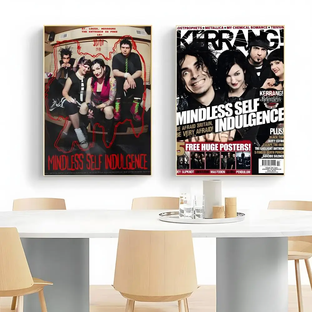 alternative band m-Mindless Self Indulgence Poster Wall Art Print Decorative Mural Home Decor Gift Unframed