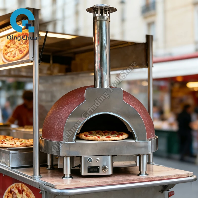 Outdoor Pizza Oven Countertop Baking Pizza Gas Oven BBQ Grill High Quality Camping Picnic Garden Restaurant Barbecue Oven