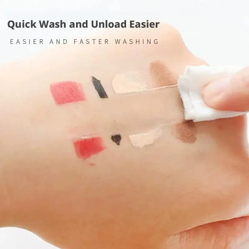 1 Beutel Weiche und atmungsaktive kreisförmige Make-up-Entferner-Pads, doppelseitige Wattepads, nicht reizend, für die tägliche Gesichtsreinigung N8T4