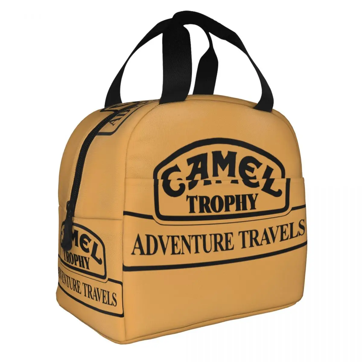 Camel Trophy Racing Insulated Lunch Bags Thermal Bag Reusable High Capacity Tote Lunch Box Food Storage Bags Beach Picnic