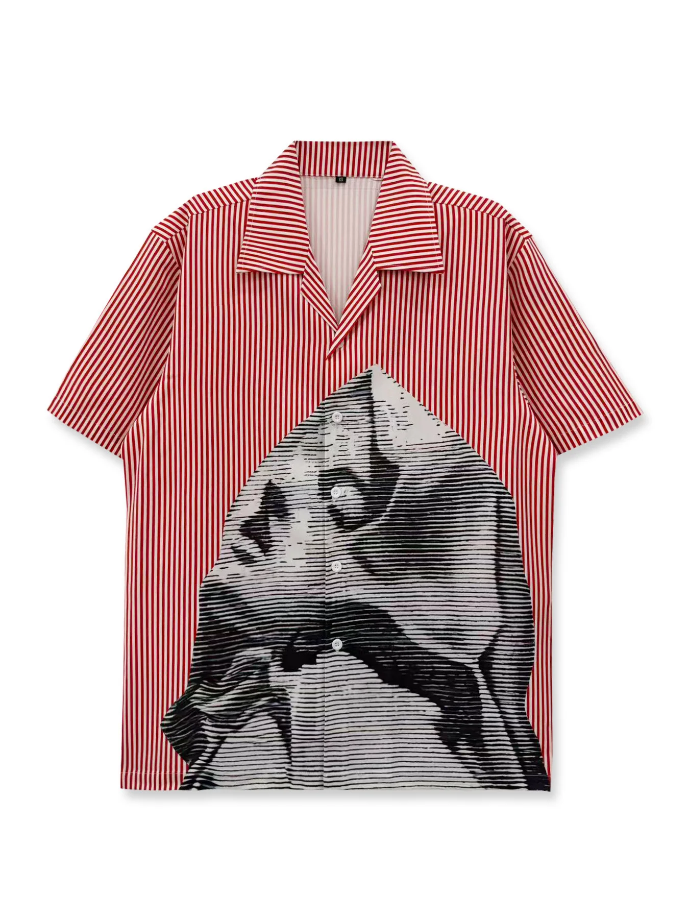 Summer Men's Shirt French Retro Jungle White Horse 3D Print Floral Bird Spotted Horse Oil Painting Style Loose Beach Thin Top