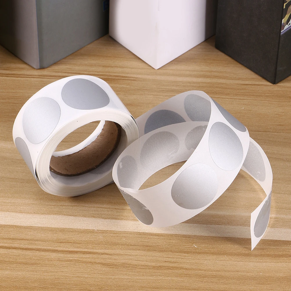 

1200 Pcs Scratch Self-adhesive Paper Circle Label Stickers Diy off Dot Labels Classroom Rewards