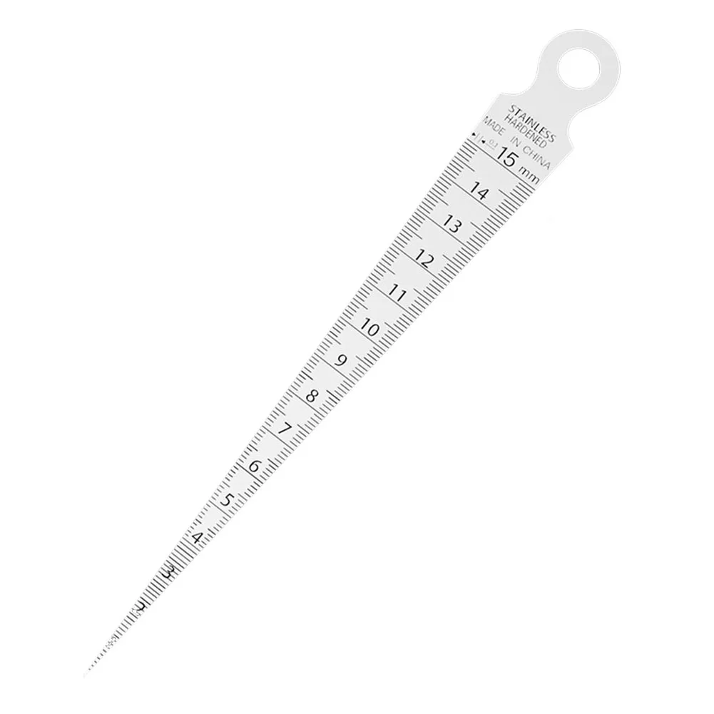 Gap Ruler Taper Gauge Aperture Compact Exquisite Feeler Lightweight Metric Scale Study Wedge Long Lasting Practical