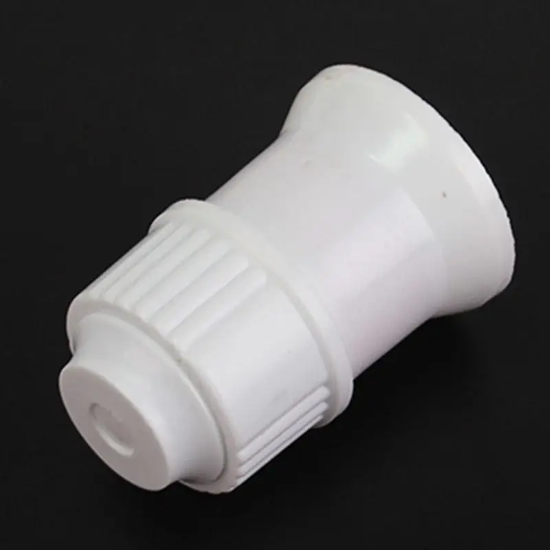 E27 Plastic Hanging Lamp Thread Base Screw Light Bulb Ceramics Socket Holder Fla Dropshipping