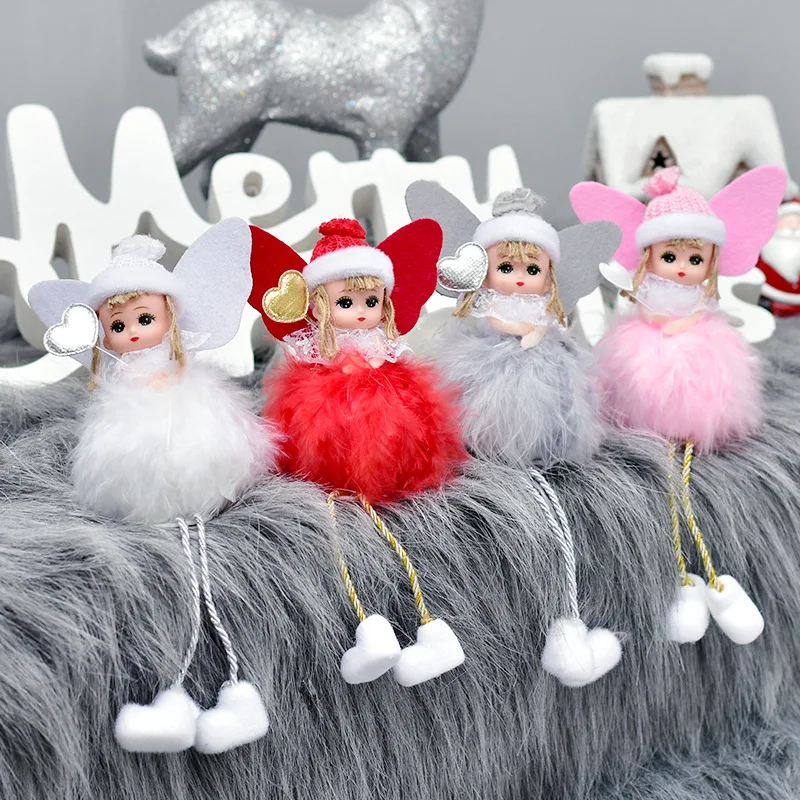 2023 New Year Gift Christmas Angel Santa Doll Xmas Tree Ornaments Noel  Decor Christmas Decorations for Home Natal Navidad