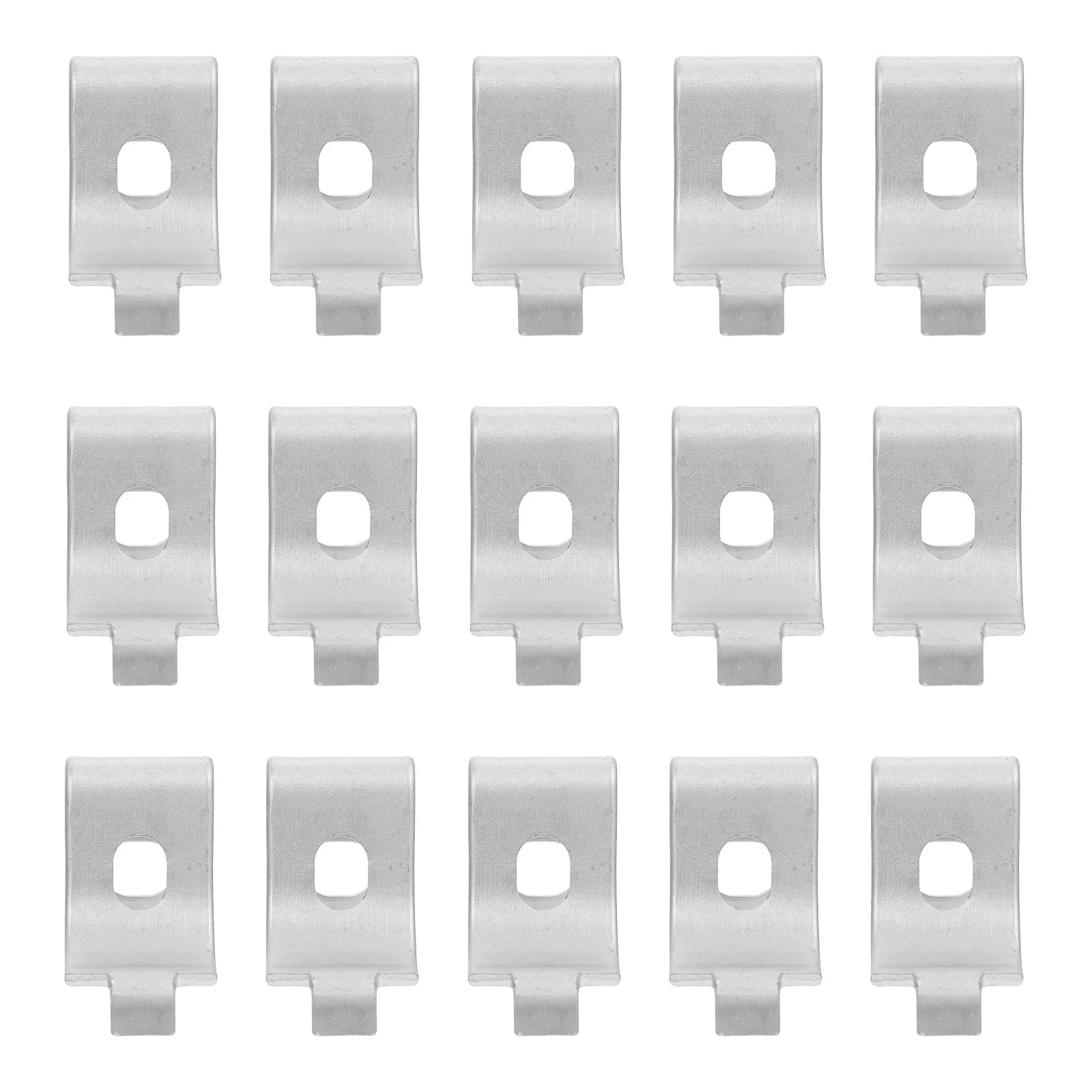 50Pcs Adjustable Support Clamps for Shelves Aluminum Alloy Non Scratch Stable Shelf Support Clip for Display Cabinet Glass Door