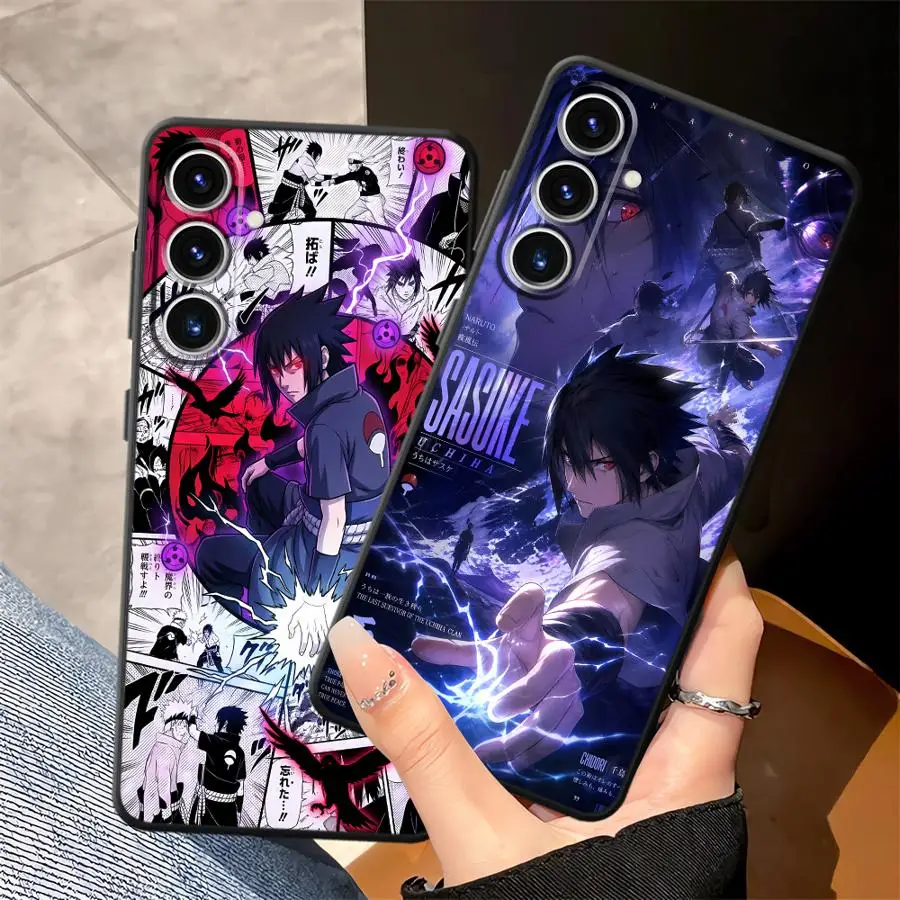 Japan Uchihas S-Sasukes Case for Samsung Galaxy A57 A15 A05 A55 A06 A23 A52 A36 A37 A73 A51 A53 A17 A25 A16 Phone Cover A70 A50