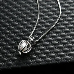 2022 New Gothic Pumpkin Lantern Pearl Pendant Necklace for Halloween Jewelry Gifts Wishing Couple Necklace Wholesale