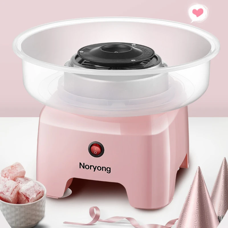 

Cotton Candy Machine for Kids DIY Portable with Large Food Grade Splash-Proof Plate Efficient Heating Hard & Sugar Free