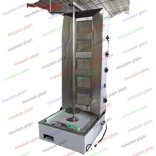 Commercial Kebab Machine for Frying Five Head Gas Dnoner Kebab Machine Shawarma