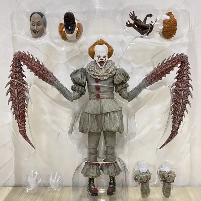 Authentic Neca 45470 Clown Revival Led Dance Clown Luxury Edition 7-Inch Action Figure Collection Model Toys Gifts