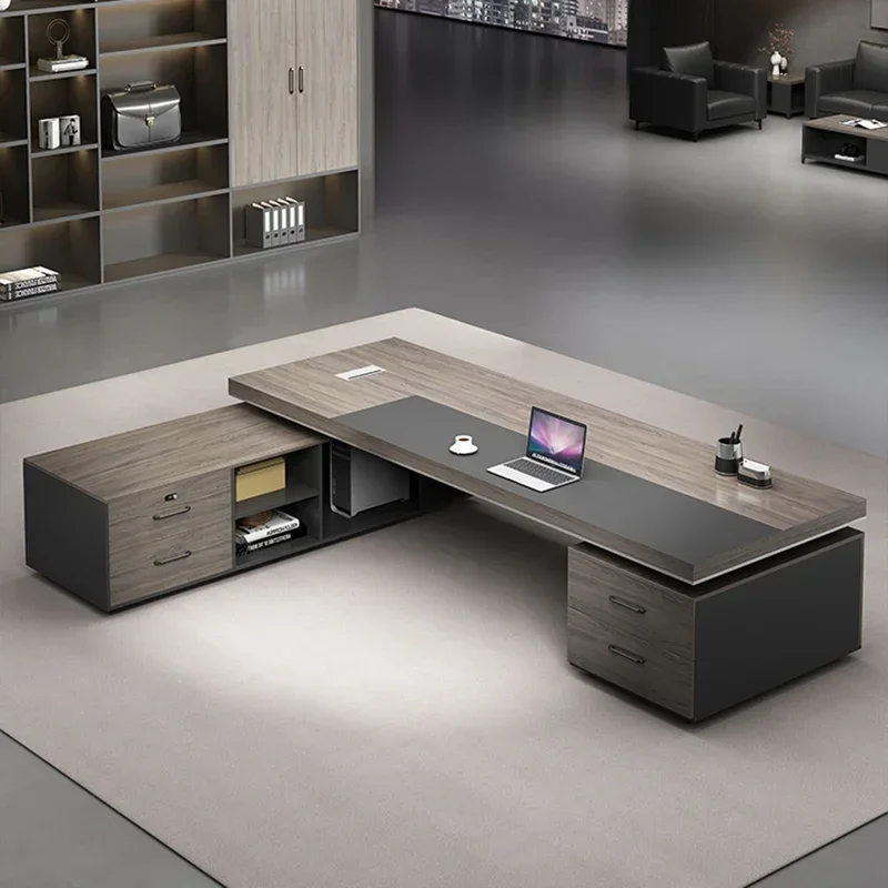 

#For Laptop Stand Work Desk Modern Wooden Table Meeting Room Storage Work Desk Corner Tavolo Scrivania Ufficio Office Supplies&