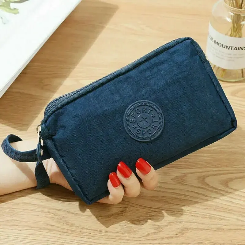 Women Coin Purse Wristlet Clutch Wallet Bag Coin Zipper Purse Cellphone Pouch Handbag Tote image 4