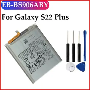 Bilashmart BackShell Replacement Battery EB BS906ABY Samsung Galaxy S22 Plus S22+ Mobile Phone Batteries 5000mAh + Free Tools