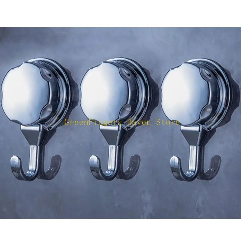 F68D 1Pieces /3 Pieces Durable Powerful Hook with Vacuum Suction Cup for Kitchen