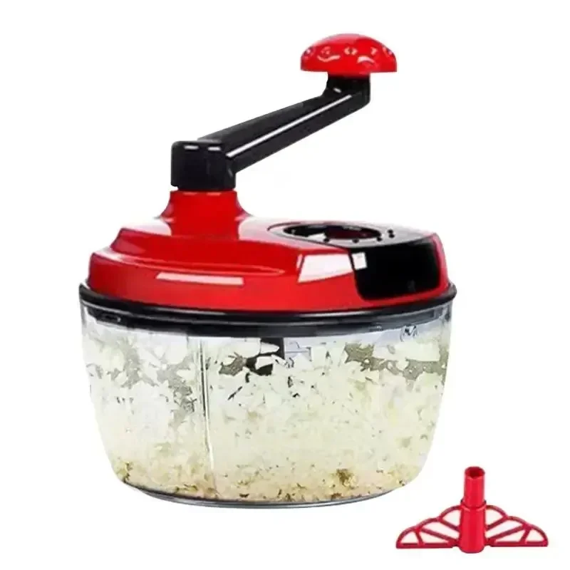 Multifunctional Food Processor Chopper Vegetable Cutter Manual Meat Grinder Onion Chili Cutter Masher Kitchen Accessories