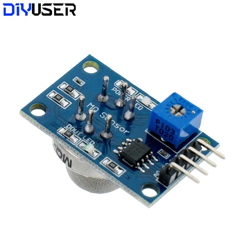 DIYUSER MQ-2 MQ-3 MQ-7 MQ-135 Detection Smoke methane liquefied Gas Sensor Module for Arduino Starter DIY Kit