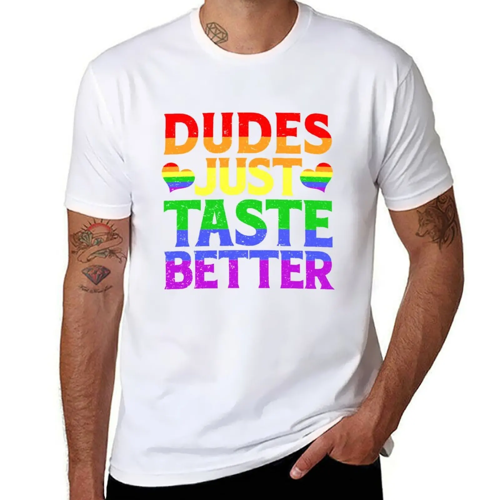 

Dudes Just Taste Better T-Shirt t shirt custom print man tshirt T-Shirt