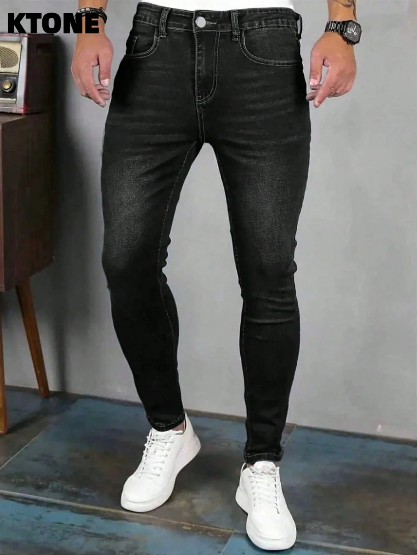 

Мужские джинсы Y2K Slim Fit: легкие, в стиле ретро, для свиданий. Аксессуары и ремни в комплект не входят.