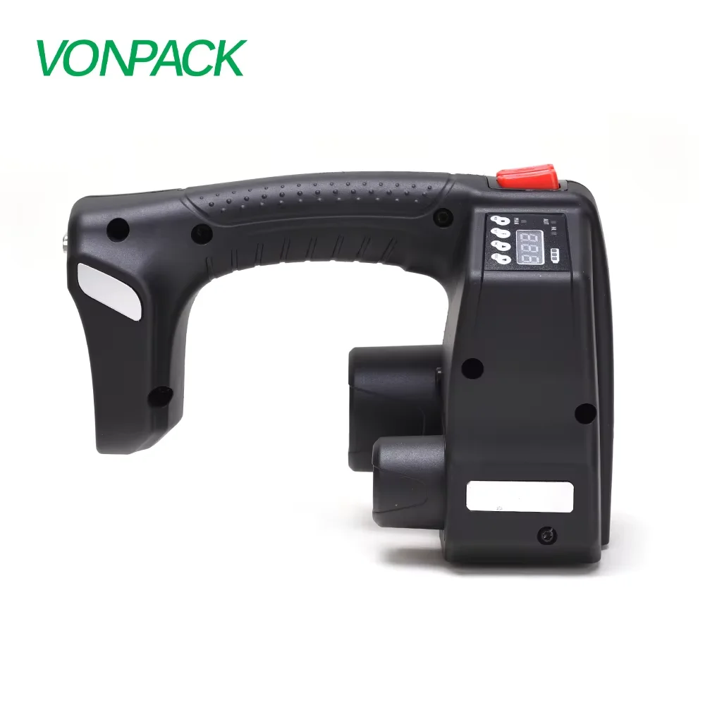 

VONPACK MC Manual Battery Strapping Tool Electric Box Strapping Machine Professional Tensioner Black Box Packing Factory Cotton