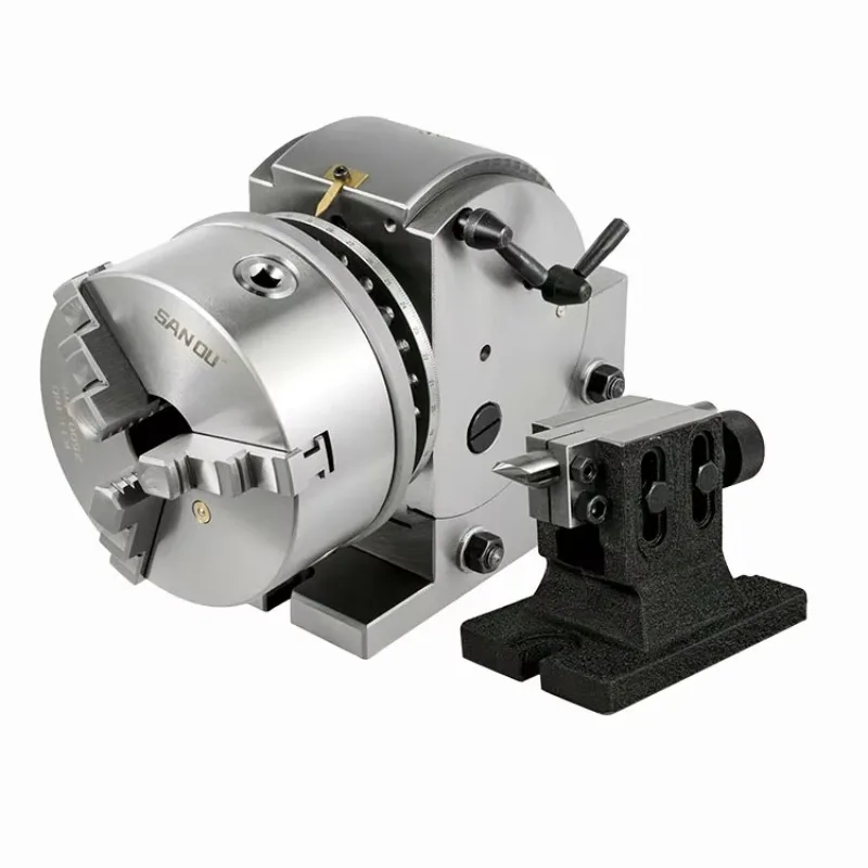 BS-0/BS-1/BS-2 Manual Semi Universal Dividing Head Indexing Rotary Table For Drilling Milling Machine