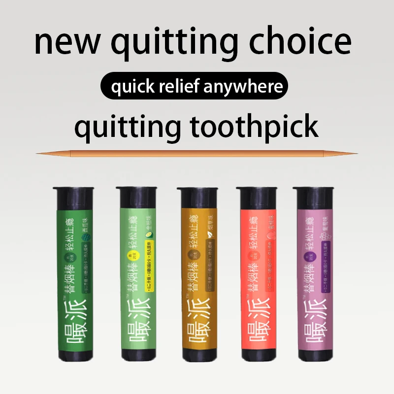 Help Quit Smoking Stop Smoking aid Extra Thick Boosting Infused Flavored Toothpicks  Nikotine Free