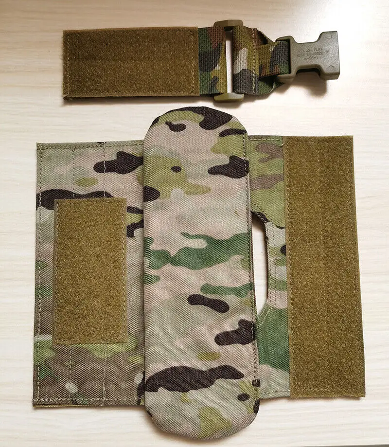 Multifunctional Tactical Shoulder Pads with Tactical Adapter, Detachable Snap-on Design Made of 500D IRR Matte Fabric