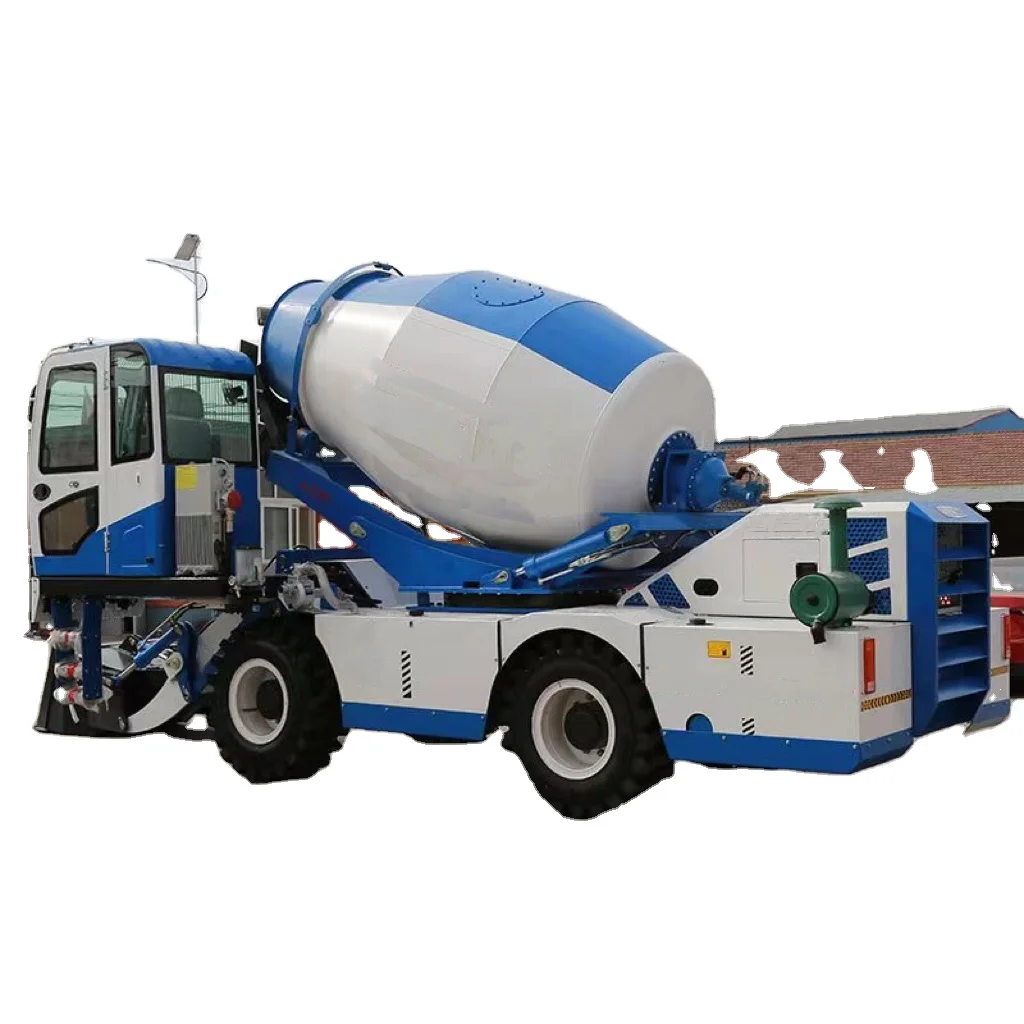 Durable Concrete Self Loading Mixer Vehicle for Village Road and Housing Building Projects