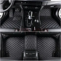 Custom 3D Full Coverage Car Floor Mats for Hyundai Equus 4 Seat 2010-2017 Year Interior Details Auto Accessories