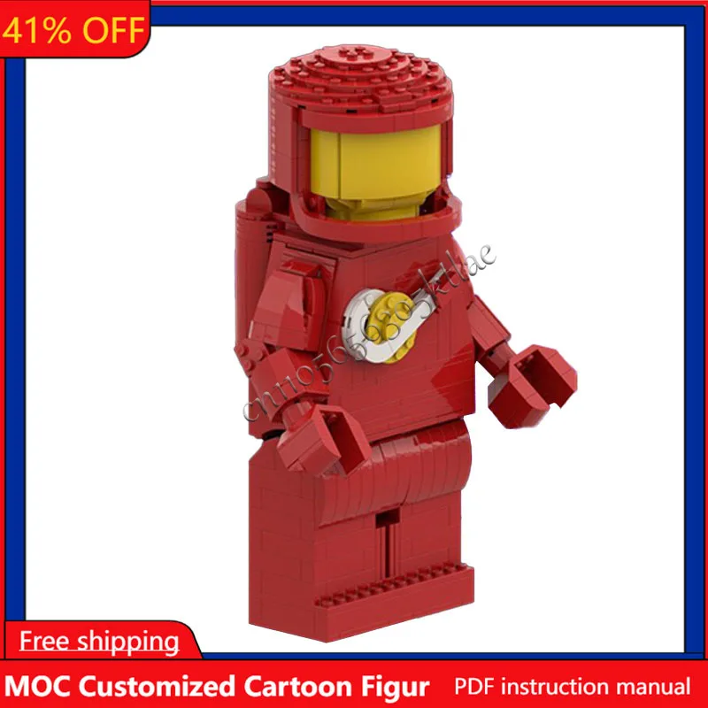 NEUER Weltraumfilm MOC Anpassen Modulare klassische Raumfahrerfiguren Modell DIY kreative Ideen Kinderspielzeug Montage Puzzle Geburtstagsgeschenk