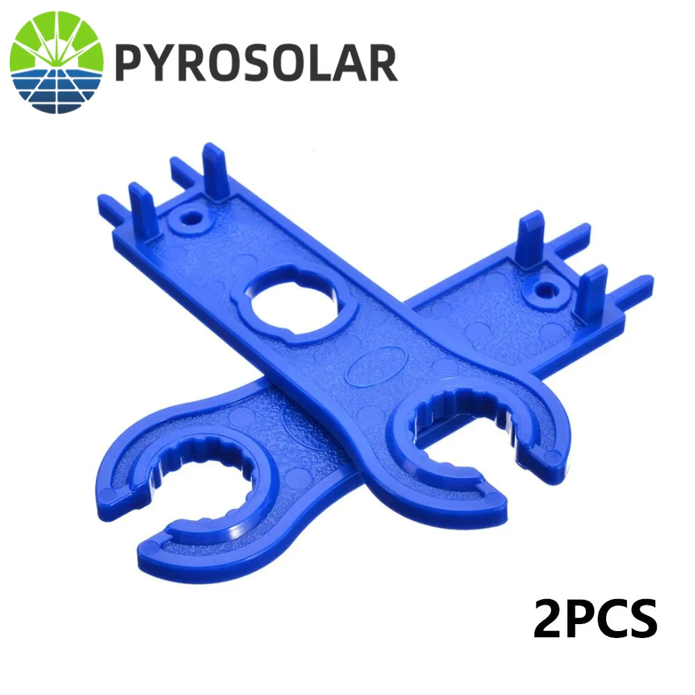 2PCS Solar Connector Tool Wrench Solar Panel Connector Disconnect Tool ABS Plastic Pocket Solar Connector Wrench Spanners