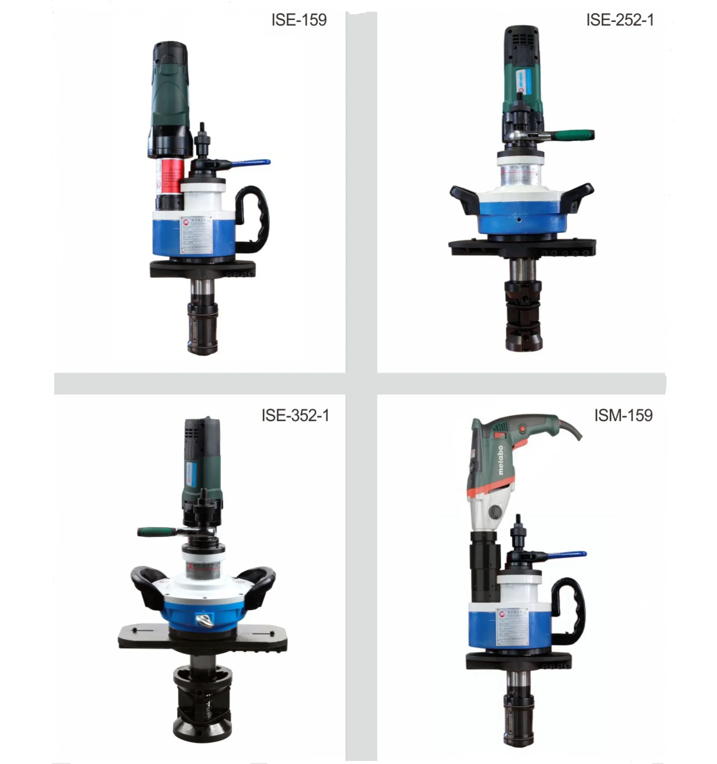 ISE-30 Portable Electric Power Steel Pipe Beveling Machine 15mm Internal Expansion Mounted Semi-Automatic Stainless Alloy Motor