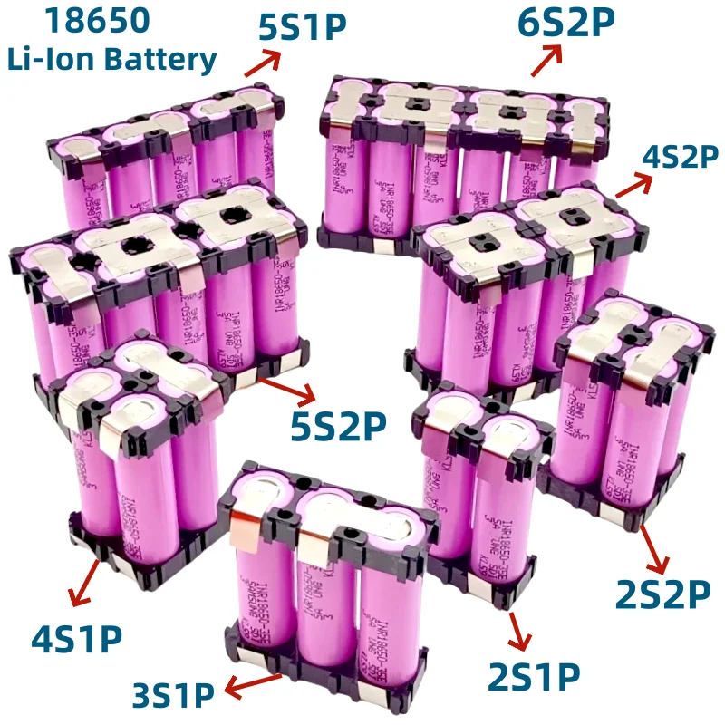 NEW 20A 18650 35E 3500mAh 7000mAh 2S 3S 4S 5S 6S /1P 2P 7.4V 12.6V 14.8V 18V 25.2V For Screwdriver batteries weld battery pack