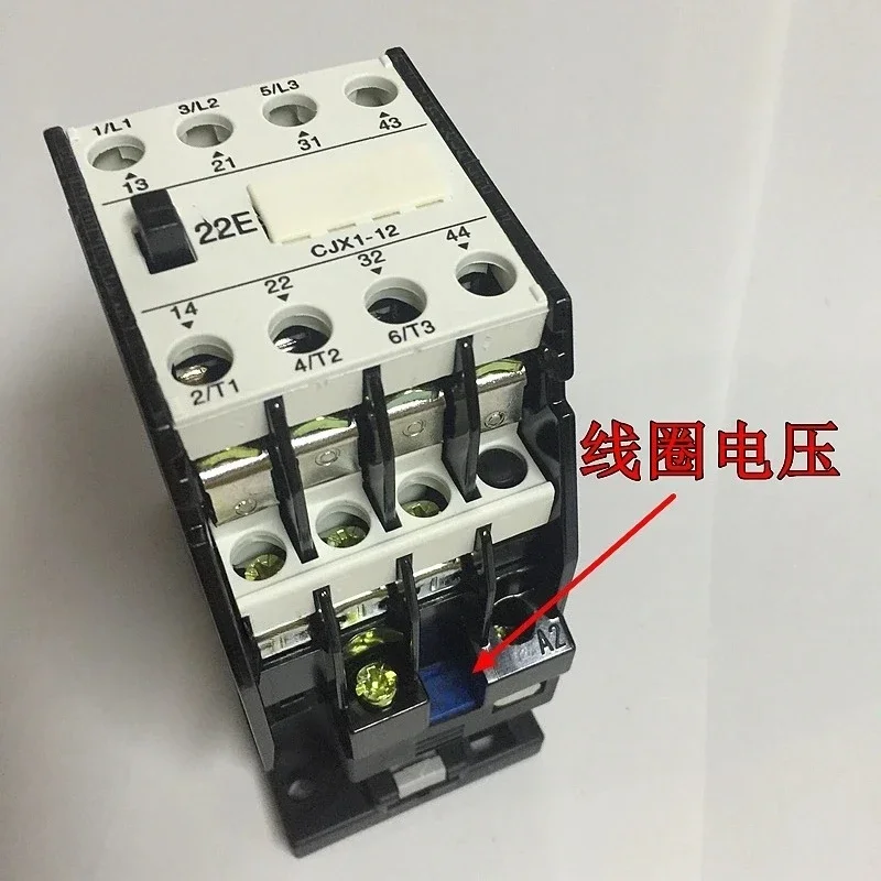 For CJX1-22/22 AC Contactor, Model 3TB43, 22A, Compatible with 380V/220V/110V/36V Coil Voltage