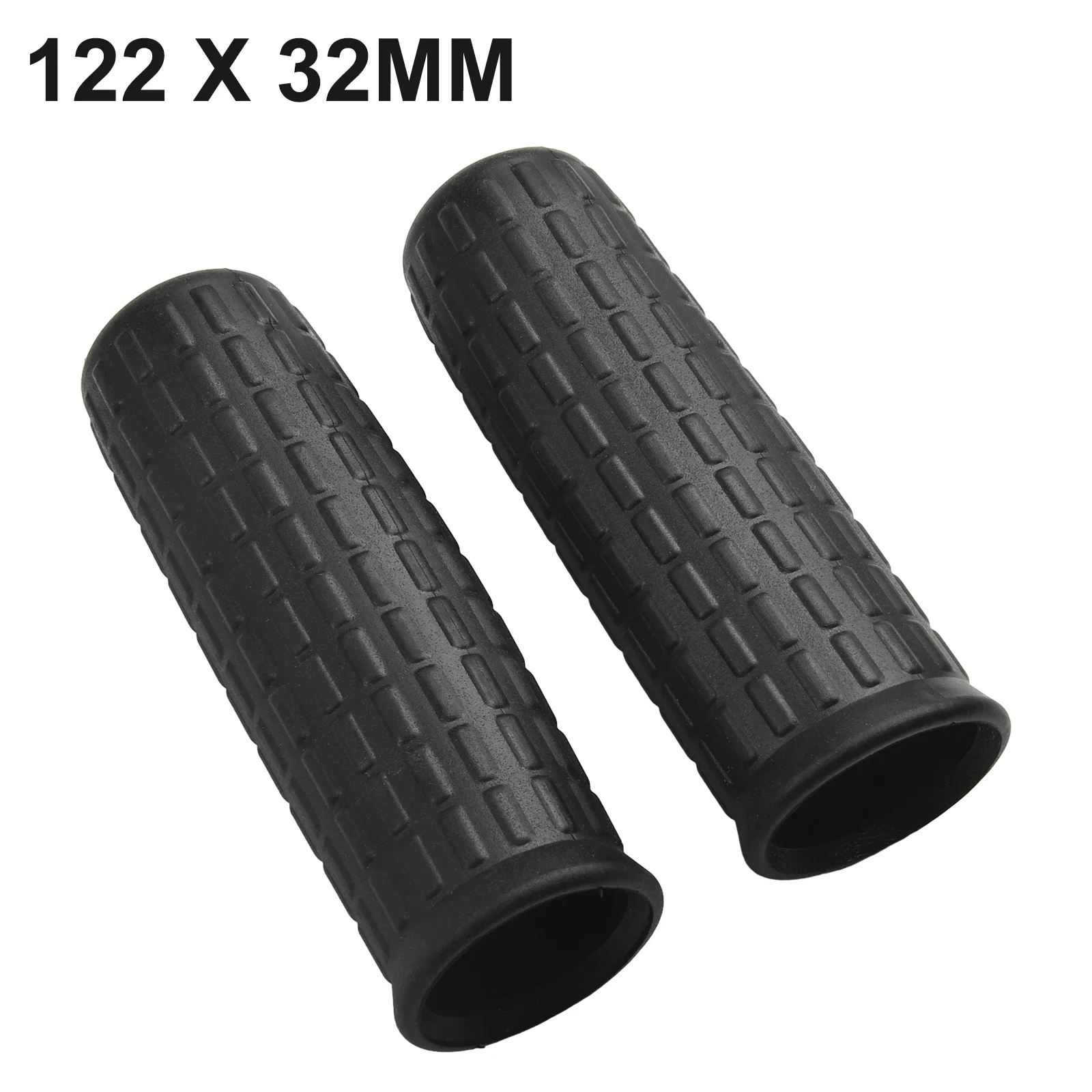 High Quality Rubber Handles Wheelbarrow 2 Piece 2* Weatherproof Barrow Handle Black Comfort Non Slip Replacement