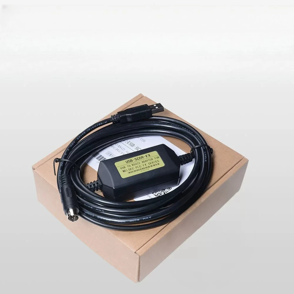 USB-SC09-FX for Mitsubishi FX3U/FX2N/1N/1S PLC Programming Cable Data Download Line 3M