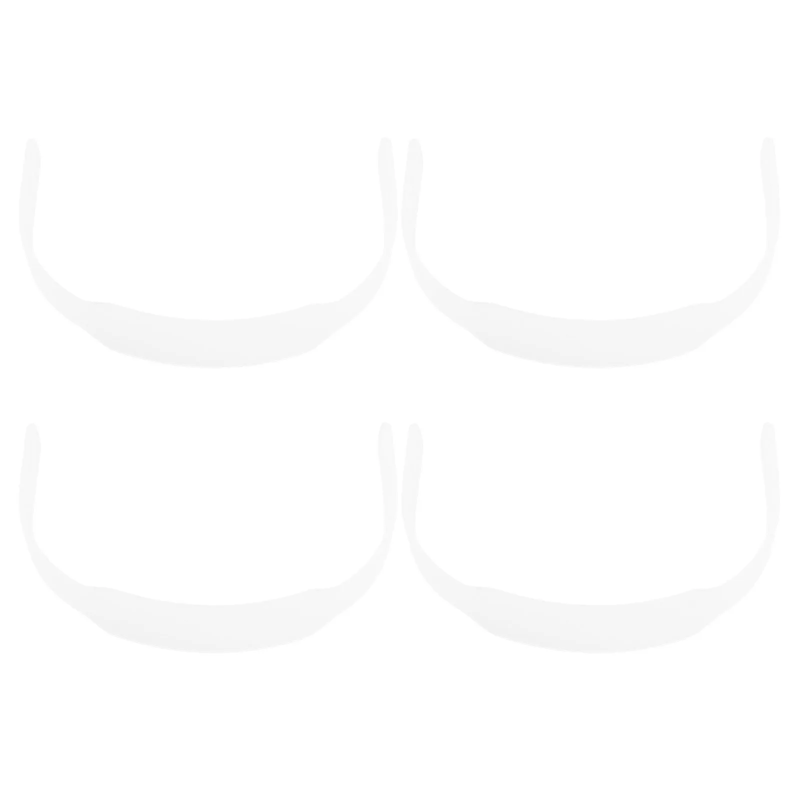 4 قطعة شريط مرن سيليكون 9.7 بوصة لأحذية الثلوج لا التعادل بسط أربطة الحذاء استبدال للأحذية الرياضية في الهواء الطلق الشتاء #4