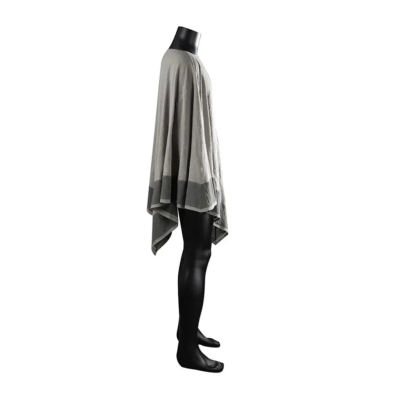 

az15Qui Gon jinn Fantasia Cosplay Costume Cloak Adults Men Clothing Disguise Halloween Carnival Part Suit