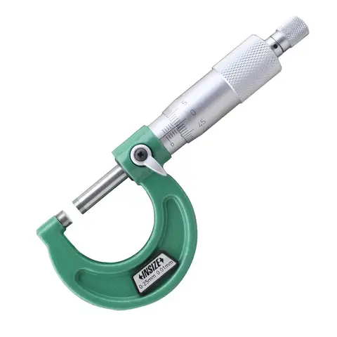 Insize 0.01/0.001  graduation outside micrometers,range 0-25/25-50/50-75/75-100mm,3203-25AC/50AC  3210-25A/50A