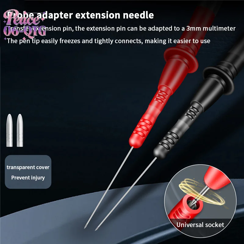 New 2pcs/set PT2003 Pen Extension Needle Multimeter Test Probe Tip Test Lead Tester Tools Car Tip Probes Diagnostic Tools