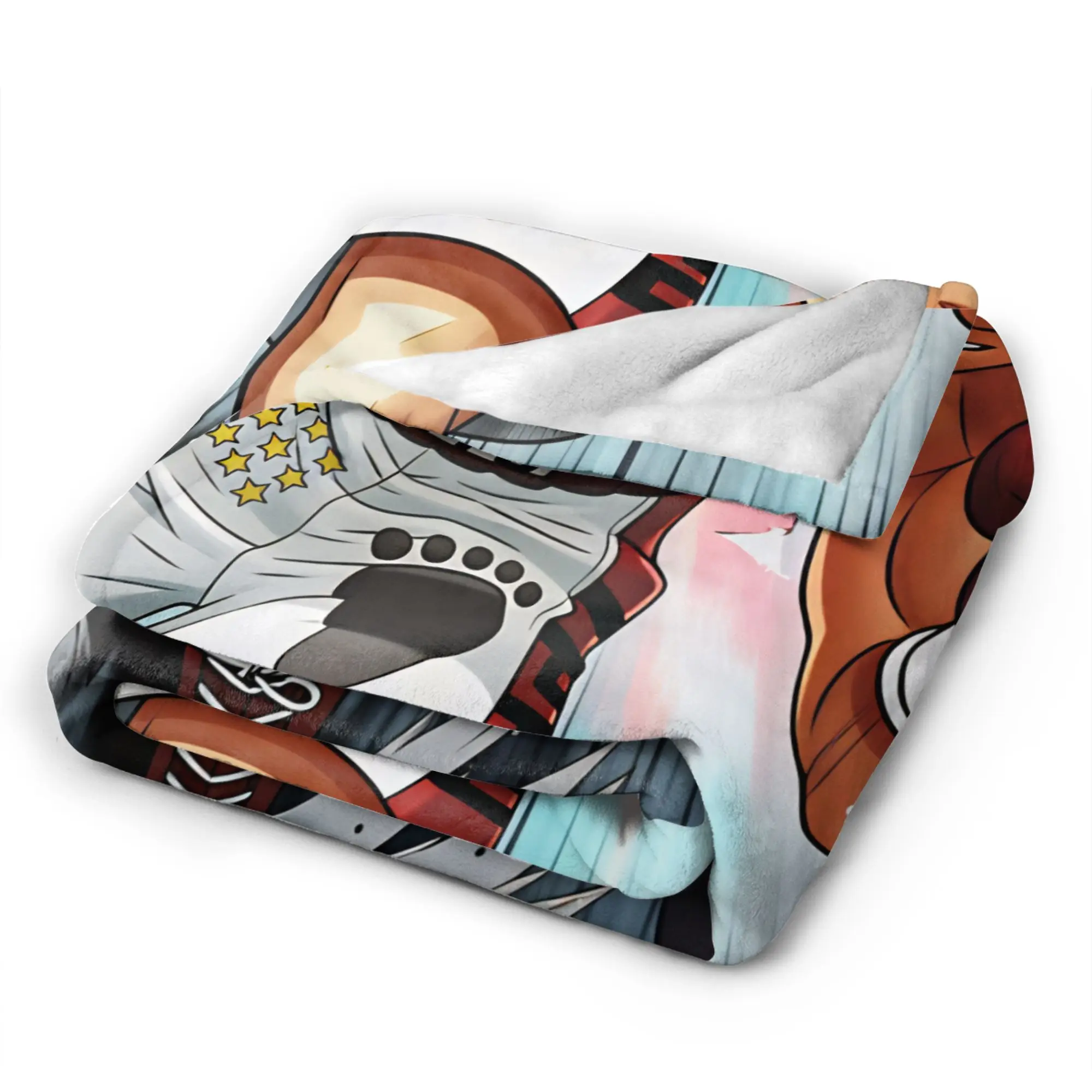 Soft Blanket Boy Girl Airplane Travel Hajime No Ippo Kamogawas Throw Blanket  Flannel Bedspread  Street Trend Sofa Bed Cover