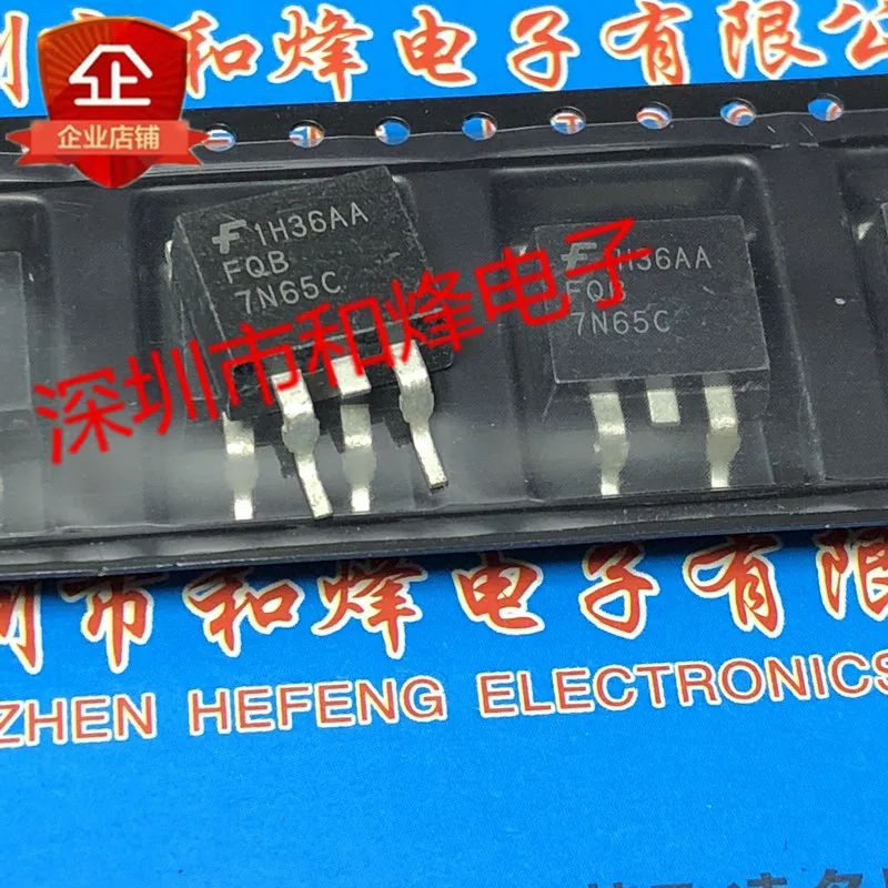 5PCS-10PCS FQB7N65C TO-263 650V 7A ใหม่และต้นฉบับบนสต็อก