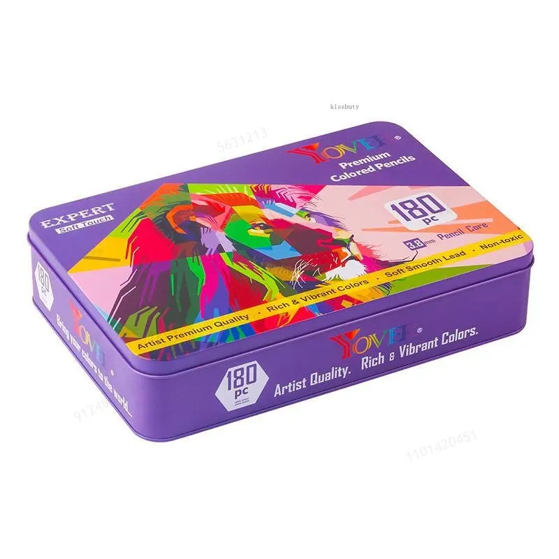 KALOUR 180 色プロフェッショナル色鉛筆セット美術描画非毒性油鉛筆